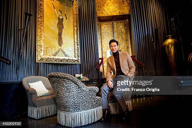 Actor Nick Cheung poses for the 'The White Storm' Portrait Sesssion during The 8th Rome Film Festival on November 17, 2013 in Rome, Italy.