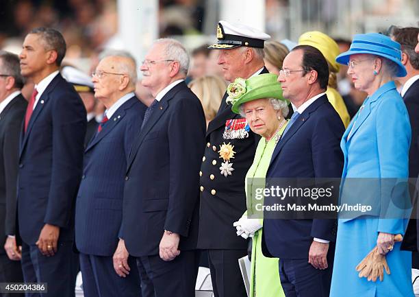 President Barack Obama, Italian President Giorgio Napolitano, President of Slovakia Ivan Gasparovic, King Harald of Norway, Queen Elizabeth II,...