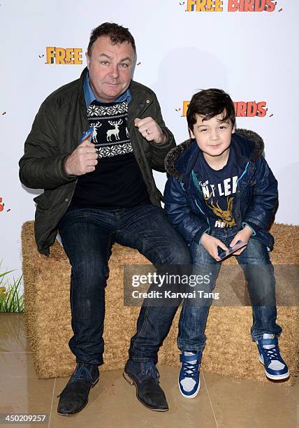 Paul Ross arrives for the Screening of 'Free Birds' held at the May Fair Hotel on November 17, 2013 in London, England.