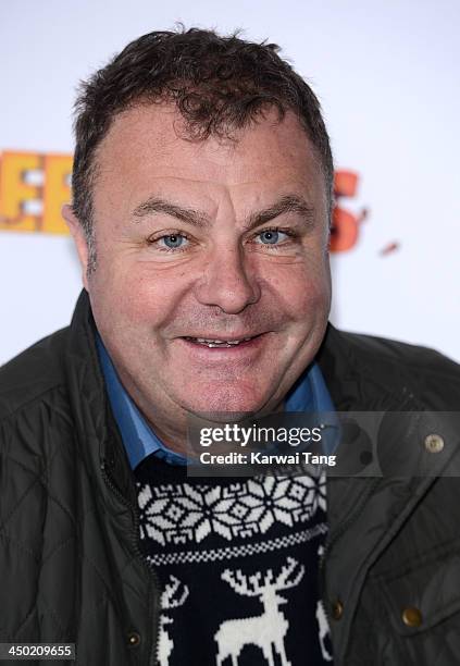 Paul Ross arrives for the Screening of 'Free Birds' held at the May Fair Hotel on November 17, 2013 in London, England.