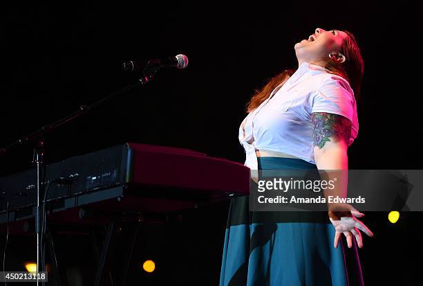 Musician Mary Lambert performs onstage on Day 1 of LA Pride on June 6, 2014 in West Hollywood, California.