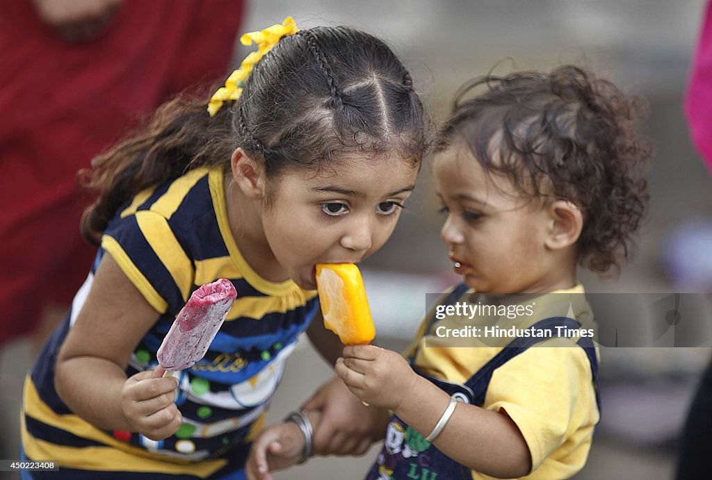 Heat Wave Hits Normal Life In North India