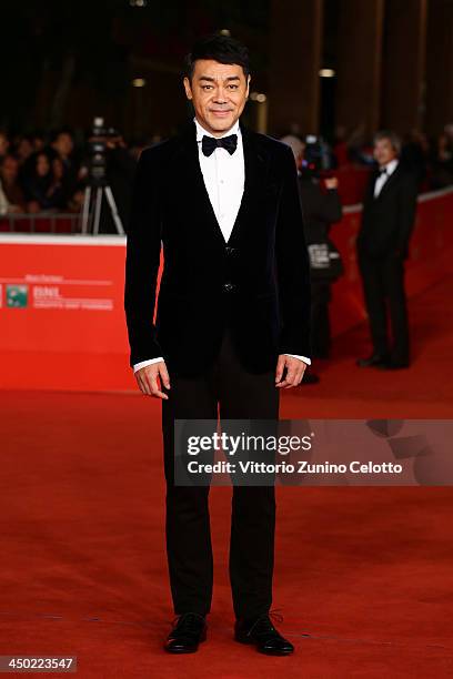 Actor Sean Lau attends the 'Sou Duk' Premiere during The 8th Rome Film Festival at Auditorium Parco Della Musica on November 17, 2013 in Rome, Italy.