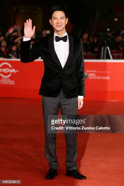Actor Nick Cheung attends the 'Sou Duk' Premiere during The 8th Rome Film Festival at Auditorium Parco Della Musica on November 17, 2013 in Rome,...