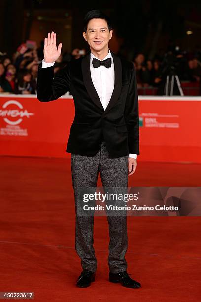 Actor Nick Cheung attends the 'Sou Duk' Premiere during The 8th Rome Film Festival at Auditorium Parco Della Musica on November 17, 2013 in Rome,...