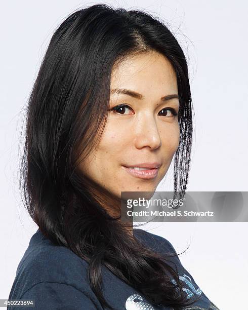 Comedian Aiko Tanaka poses after her performance at The Ice House Comedy Club on June 6, 2014 in Pasadena, California.