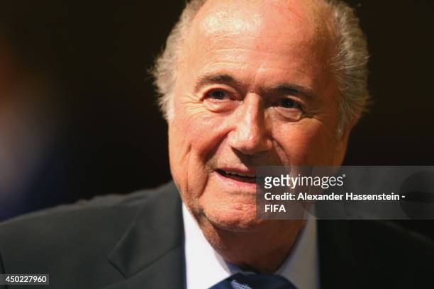 President Josep S. Blatter looks on prior to the FIFA Executive Committee meeting at Grand Hotel Hyatt Sao Paulo on June 7, 2014 in Sao Paulo, Brazil.