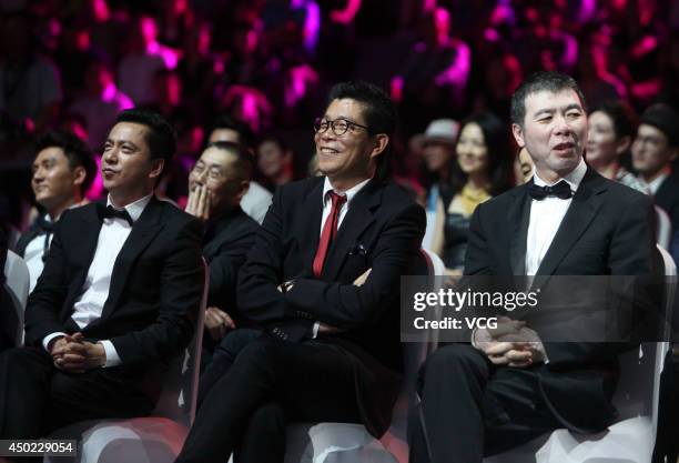 Wang Zhonglei, President of Huayi Brothers Media Corporation, Wang Zhongjun, Chairman of Huayi Brothers Media Corporation and director Feng Xiaogang...