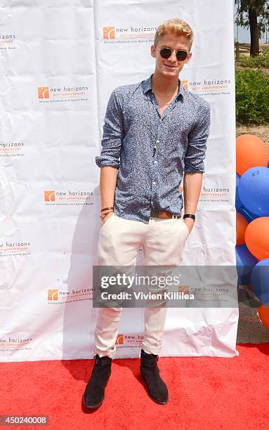 Singer Cody Simpson attends Lauren Potter, Cody Simpson & Brant Daugherty Host New Horizons 5K Run/Walk on June 7, 2014 in Los Angeles, California.