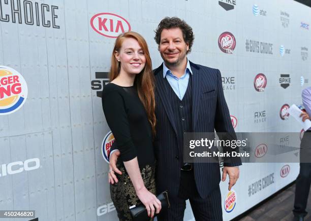 Comedian Jeff Ross and Kate Blanch attend Spike TV's "Guys Choice 2014" at Sony Pictures Studios on June 7, 2014 in Culver City, California.