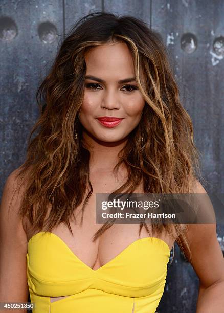 Model Chrissy Teigen attends Spike TV's "Guys Choice 2014" at Sony Pictures Studios on June 7, 2014 in Culver City, California.