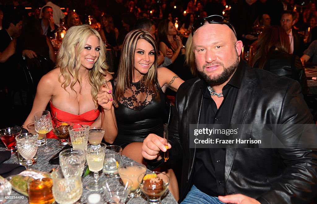 Professoinal wrestlers Taryn Terrell, Jamie Lynn Szantyr and Bully