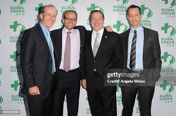 Energy President and CEO David Crane, Global Green USA Event Co-Founder and Board Member Matt Petersen, U.S. Green Building Council President, CEO,...