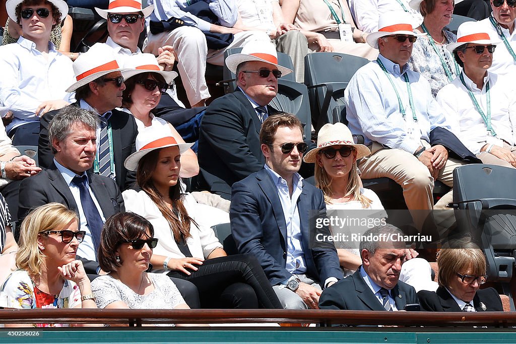 Celebrities At French Open 2014 : Day 14