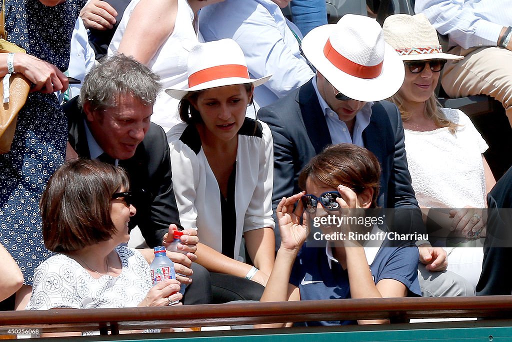 Celebrities At French Open 2014 : Day 14