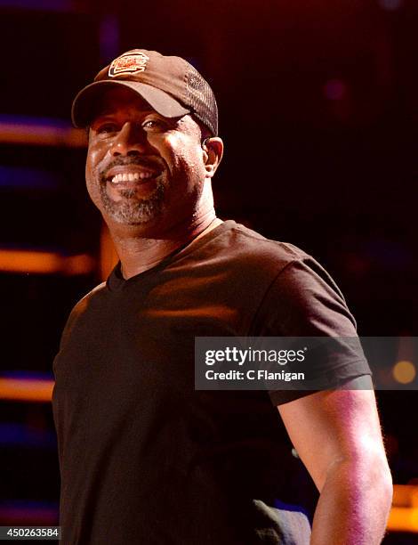 Darius Rucker performs during the 2014 CMA Festival at LP Field on June 7, 2014 in Nashville, Tennessee.