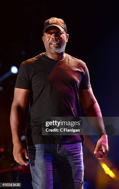 Darius Rucker performs during the 2014 CMA Festival at LP Field on June 7, 2014 in Nashville, Tennessee.