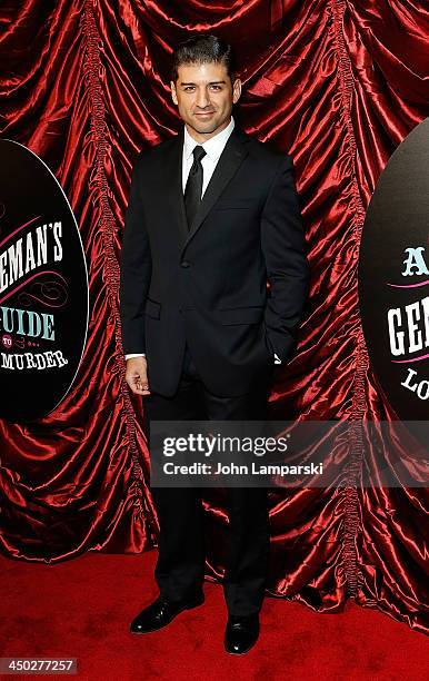 Tony Yazbeck attends the Broadway opening night of "A Gentleman's Guide to Love and Murder" at Walter Kerr Theatre on November 17, 2013 in New York...