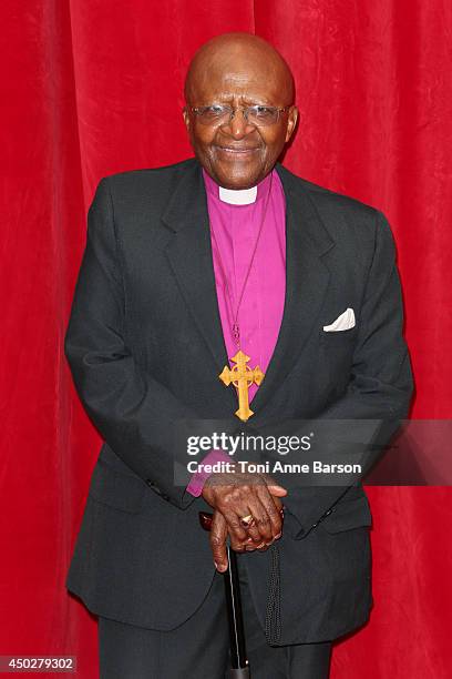 Desmond Tutu attends the 'Children of the Light' World Premiere at the Grimaldi Forum on June 8, 2014 in Monte-Carlo, Monaco.
