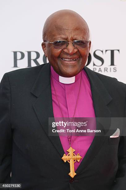 Desmond Tutu attends the 'Children of the Light' World Premiere at the Grimaldi Forum on June 8, 2014 in Monte-Carlo, Monaco.