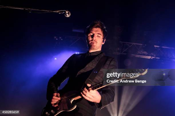 Mark Prendergast of Kodaline performs on stage at The Ritz, Manchester on November 17, 2013 in Manchester, United Kingdom.