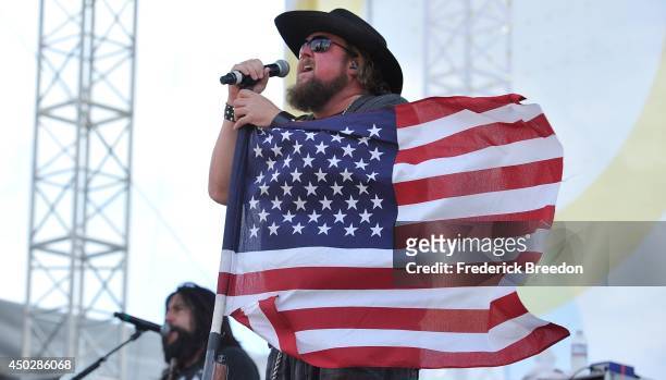 Colt Ford performs on the Chevy Riverfront Stage at the 2014 CMA Festival on June 8, 2014 in Nashville, Tennessee.