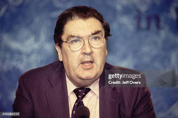 John Hume - Leader of the SDLP .