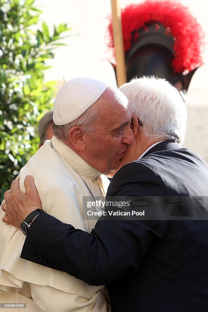 Pope Francis Meets Israeli President Shimon Peres, Palestinian President Mahmoud Abbas And Patriarch Bartholomaios I To Pray For Peace