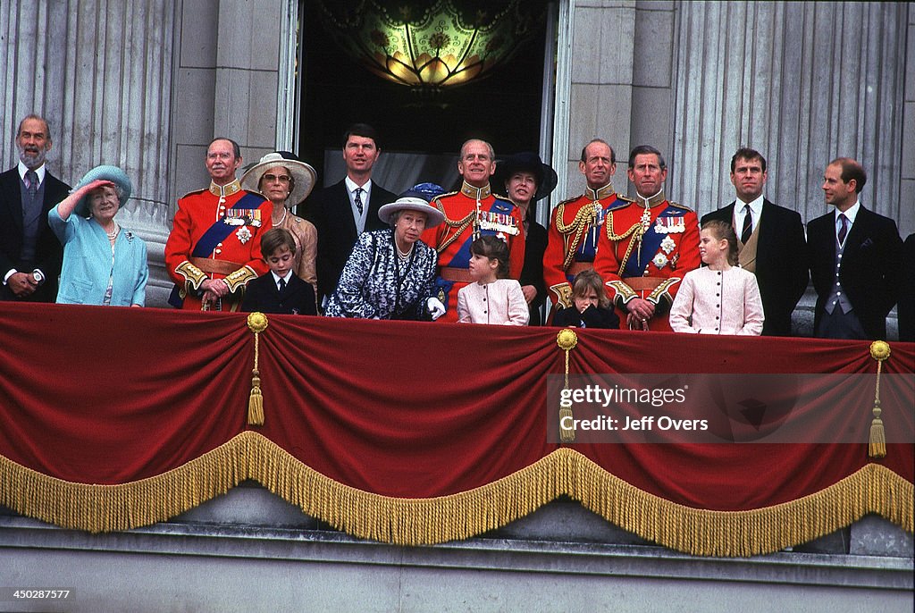 Royal Family on the Balcony at Buckingham Palace