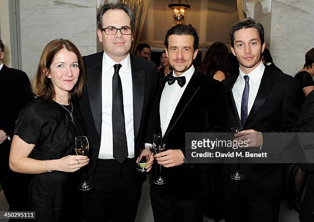 Hamish Jenkinson attends a drinks reception at the 59th London Evening Standard Theatre Awards at The Savoy Hotel on November 17, 2013 in London,...