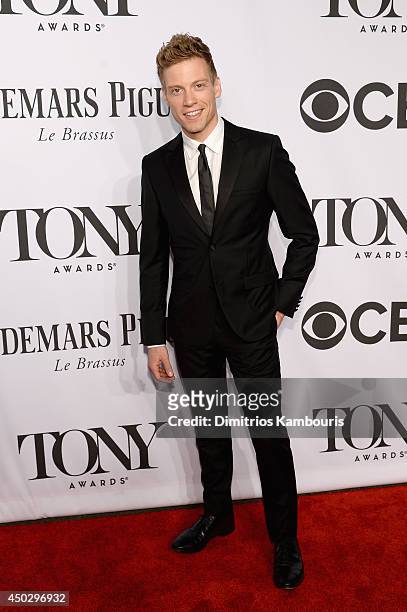 Actor Barrett Foa attends the 68th Annual Tony Awards at Radio City Music Hall on June 8, 2014 in New York City.