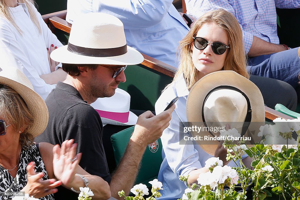 Celebrities At French Open 2014 : Day 15