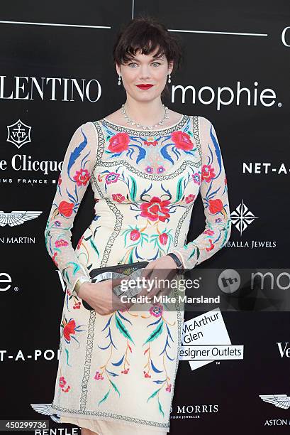 Jasmine Guinness attends a gala dinner and auction to celebate the end of the Cash & Rocket tour at Natural History Museum on June 8, 2014 in London,...