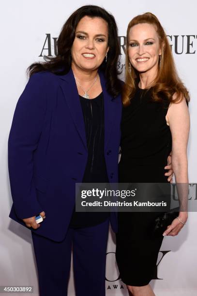 Rosie O'Donnell and Michelle Rounds attend the 68th Annual Tony Awards at Radio City Music Hall on June 8, 2014 in New York City.