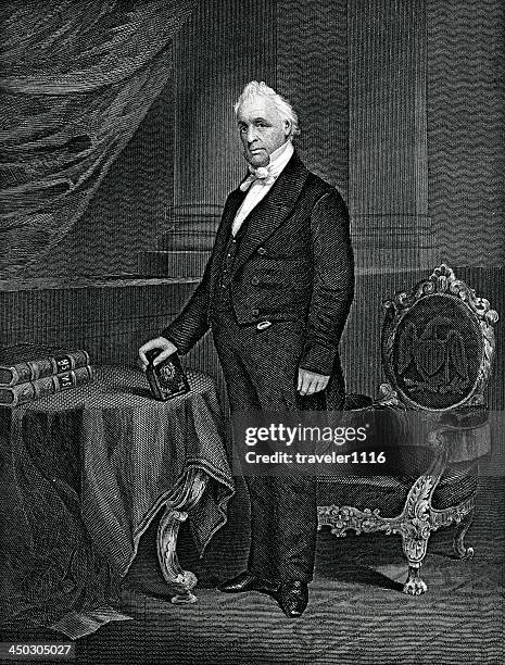 james buchanan - james buchanan stock illustrations