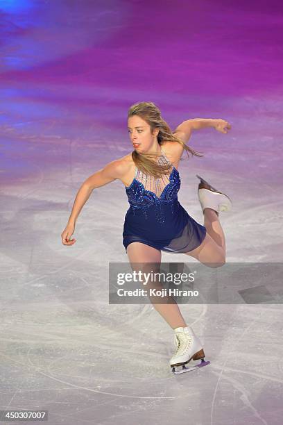 Ashley Wagner of the United States of America performs during the Gala Exhibition on day three of Trophee Eric Bompard ISU Grand Prix of Figure...