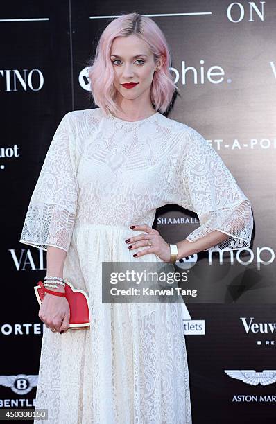 Portia Freeman attends a gala dinner and auction to celebate the end of the Cash & Rocket tour at Natural History Museum on June 8, 2014 in London,...