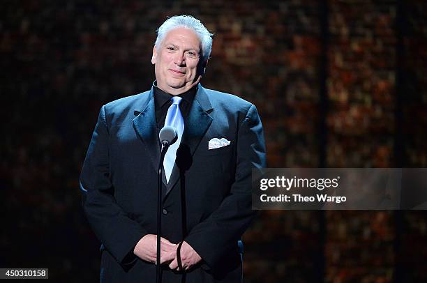 Playwright Harvey Fierstein speaks onstage during the 68th Annual Tony Awards at Radio City Music Hall on June 8, 2014 in New York City.