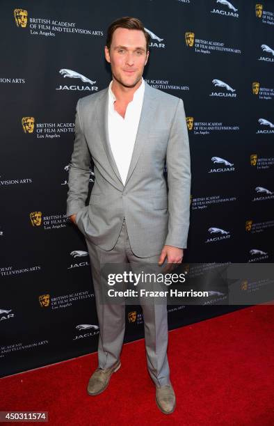 Actor Owain Yeoman attends BFTA LA Garden Party at British Consul Generals Residence on June 8, 2014 in Los Angeles, California.