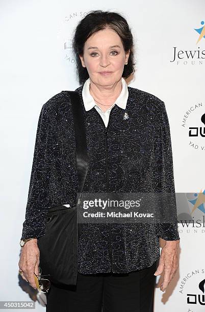 Actress Millie Perkins arrives at the Jewish Life Foundation's Salute To Hollywood Gala Benefiting Holocaust Educational Programming In Schools and...