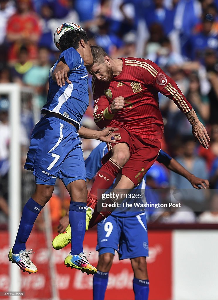 International Soccer Friendly Spain v El Salvador