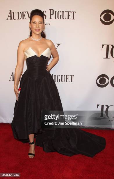 Actress Lucy Liu attends American Theatre Wing's 68th Annual Tony Awards at Radio City Music Hall on June 8, 2014 in New York City.