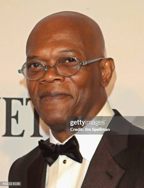 Actor Samuel L. Jackson attends American Theatre Wing's 68th Annual Tony Awards at Radio City Music Hall on June 8, 2014 in New York City.