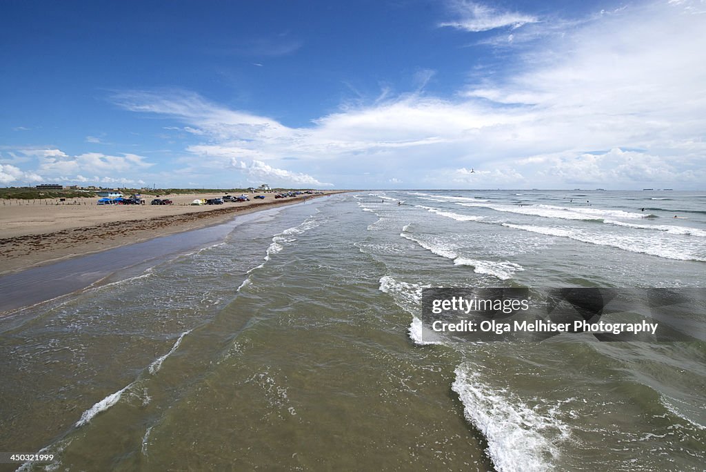 Texas Coast, Port Aransas, Texas.