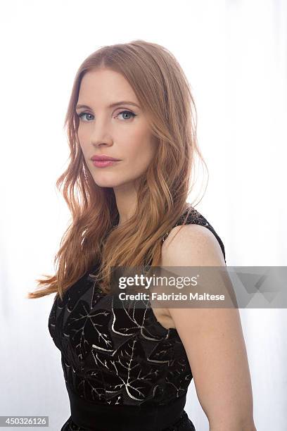 Actress Jessica Chastain is photographed in Cannes, France.