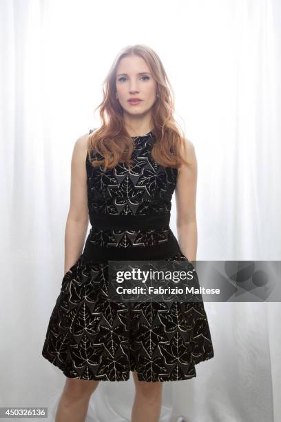 Actress Jessica Chastain is photographed in Cannes, France.