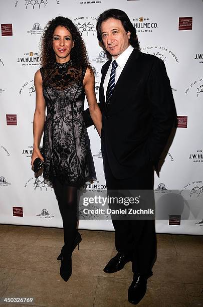 Yvonne Maria Schaefer and Federico Castelluccio attend the 2013 New York Stage And Film Gala at The Plaza Hotel on November 17, 2013 in New York City.