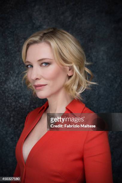 Actor Cate Blanchett is photographed in Cannes, France.