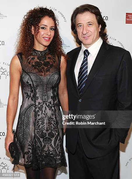 Yvonne Maria Schaefer and Federico Castelluccio attend the New York Stage and Film 2013 gala at The Plaza Hotel on November 17, 2013 in New York City.