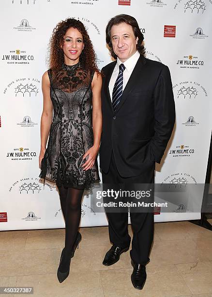 Yvonne Maria Schaefer and Federico Castelluccio attend the New York Stage and Film 2013 gala at The Plaza Hotel on November 17, 2013 in New York City.